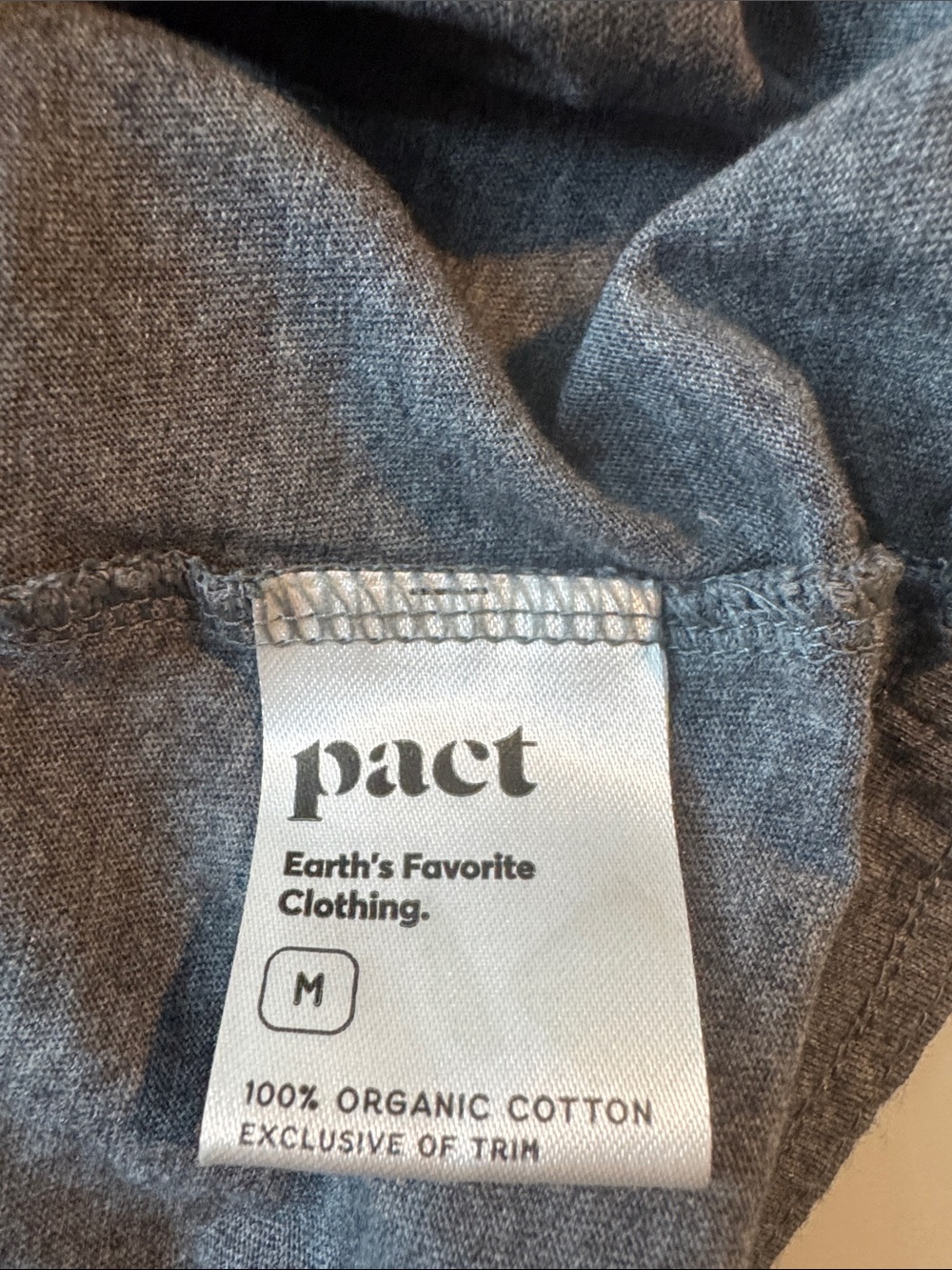 Pact charcoal organic cotton dress M - Picture 3 of 3